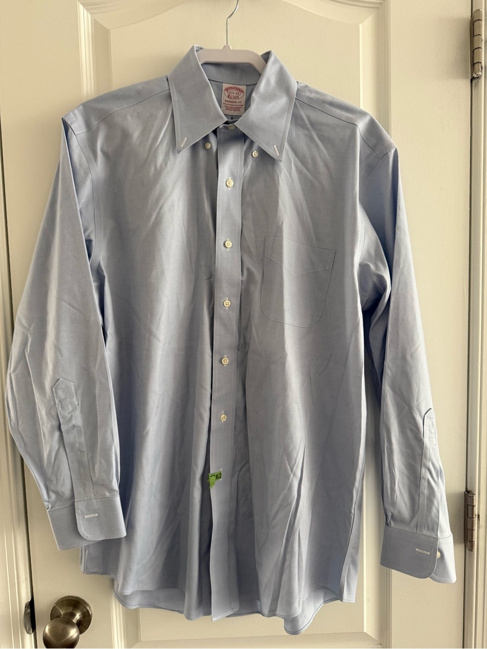 Brooks Brothers Light Blue Button-Down Dress Shirt